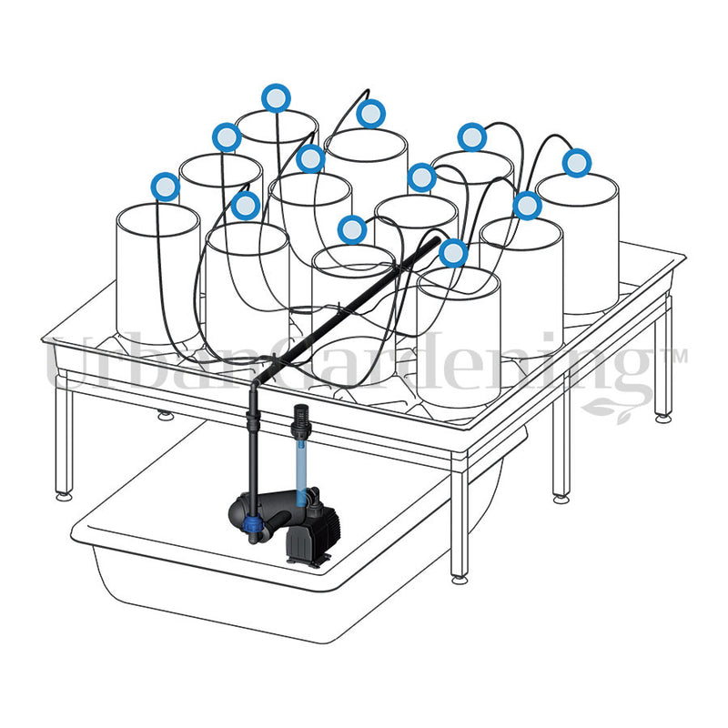 growTOOL Automatic- Watering-Extension-Set 0.8 without Tank