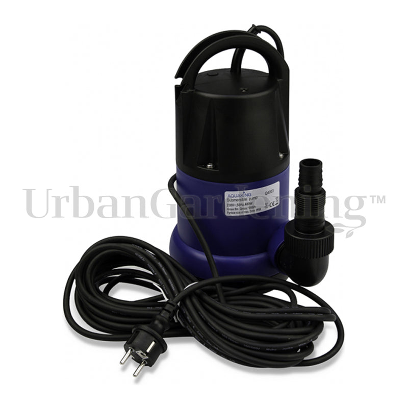 Submersion Pump, 7000 L/h, 1", max. head 8 m, 400 W, without float switch