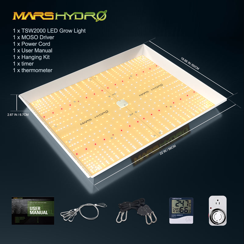 Mars Hydro TSW 2000 LED Grow Light